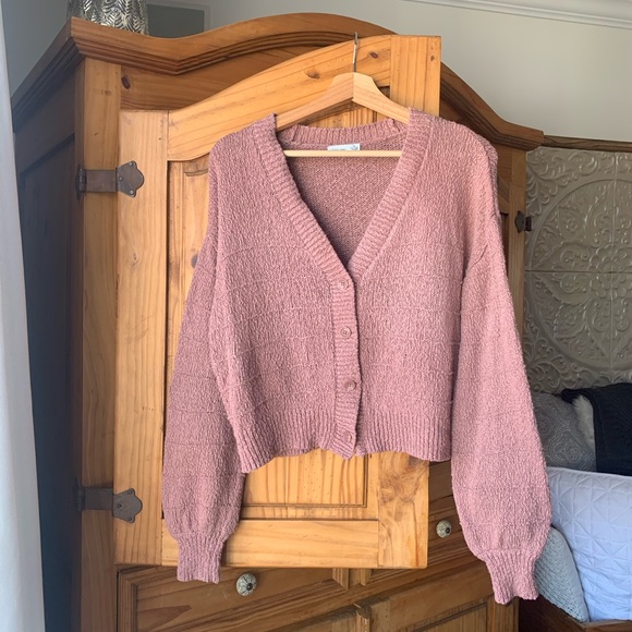 Gentle Fawn Sweaters - Gentle Fawn Mauve Button-Up Cardigan